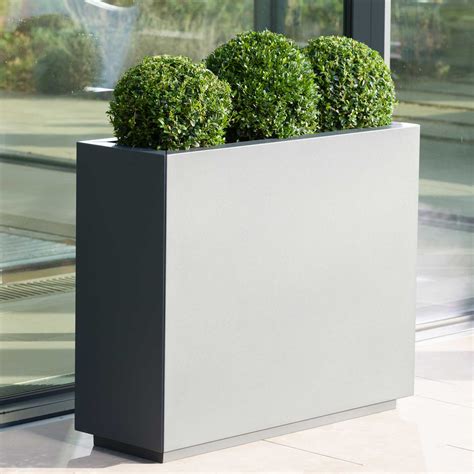 rectangular metal flower box|rectangular flower pots for outdoors.